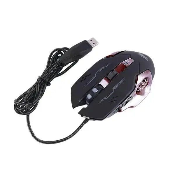 Ігрова мишка з підсвічуванням Gaming Mouse X6 / мишка для ноутбука / Дротова комп'ютерна миша ws57271 фото