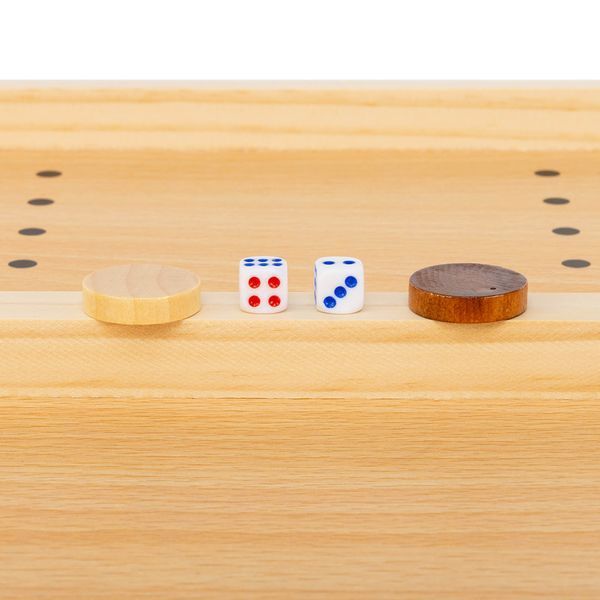 Шахматы шашки нарды 3 в 1 набор настольных игр деревянные Xinliye W7724B размер 39см x 39см х 2см W7724B фото