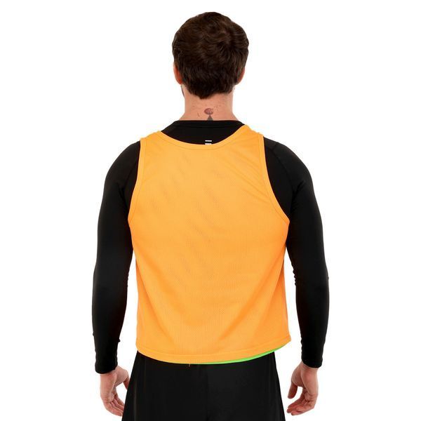 Манишка спортивная игровая двусторонняя цельная Joma 101689-050 cалатовый-оранжевый XL 101689-050 фото