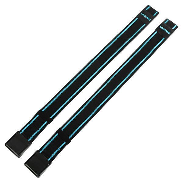 Ленты для тренировок бицепса BFR ремни Kaatsu OCCLUSION BANDS LiveUp LP8096 2шт черный-серый LP8096 фото