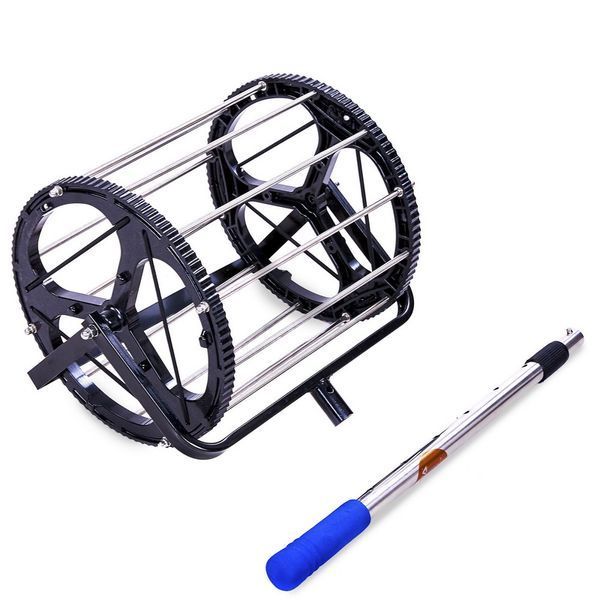 Машина-кошик для збору тенісних м'ячів TENNIS BALL CART на 72 м'ячі SPOINT BT-0463 чорний BT-0463 фото