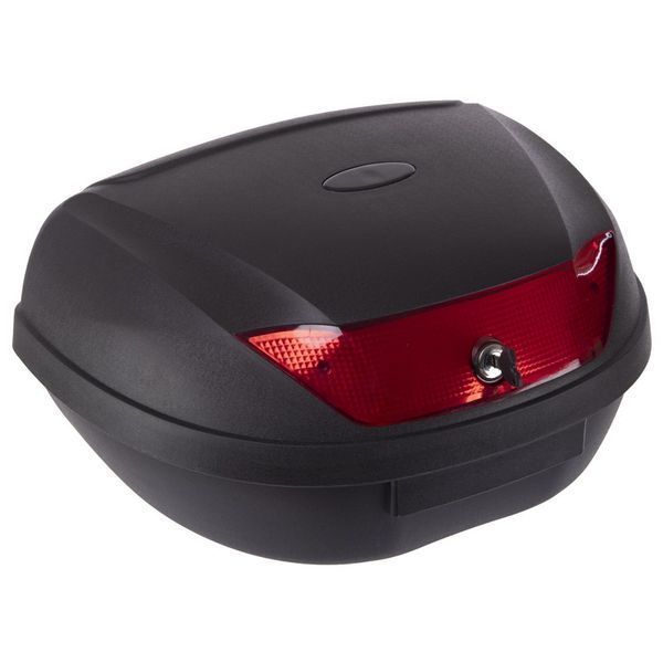 Кофр центральный задний для мотоцикла пластиковый Top Case BUOTAI ZH-L0807 1шт 44x32x60см черный-красный ZH-L0807 фото