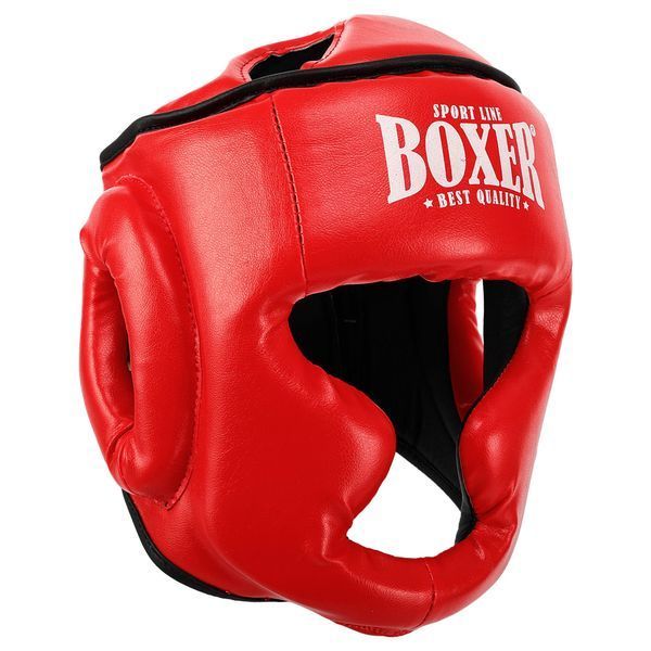 Шлем боксерский с полной защитой искусственная кожа BOXER NEW 2036-N М-L цвета в ассортименте M 2036-N фото
