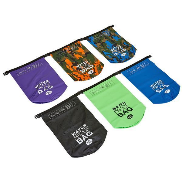 Водонепроницаемый гермомешок SP-Sport Waterproof Bag TY-6878-15 15л цвета в ассортименте TY-6878-15 фото