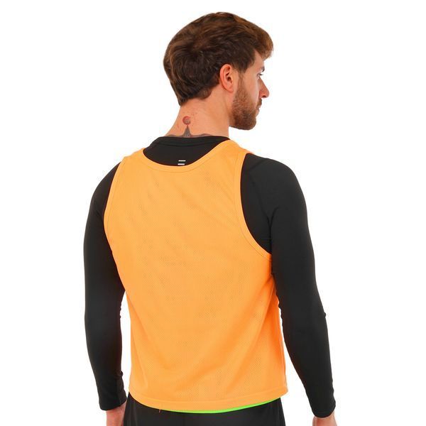 Манишка спортивная игровая двусторонняя цельная Joma 101689-050 cалатовый-оранжевый XL 101689-050 фото