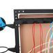 Стеллаж модульный для инвентаря кроссфит STORAGE RACK LiveUp LP8897 размер-156,5x76,6x197,4см черный LP8897 фото 6