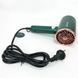 Фен Rainberg RB-2212 8800Вт з регуляцією температури та швидкості для сушіння та укладання волосся Green ws22231 фото 6