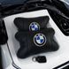 Авто подушки 2 шт &mdash; набор BMW из натуральной кожи, на подголовник в машину, Автомобильная подушка БМВ ws13553-1 фото 19