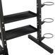 Стеллаж модульный для инвентаря кроссфит STORAGE RACK LiveUp LP8897 размер-156,5x76,6x197,4см черный LP8897 фото 18