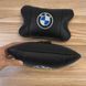 Авто подушки 2 шт &mdash; набор BMW из натуральной кожи, на подголовник в машину, Автомобильная подушка БМВ ws13553-1 фото 11