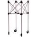 Кошик для тенісних м'ячів TENNIS BALL CART на 180 м'ячів TELOON T113-180 чорний-срібний T113-180 фото 7