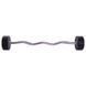 Штанга нерозбірна з фіксованою вагою вигнута поліуретанова Zelart Urethane Barbell TA-2690-40 довжина-111см 40кг чорний-салатовий TA-2690-40 фото 2