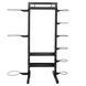 Стеллаж модульный для инвентаря кроссфит STORAGE RACK LiveUp LP8897 размер-156,5x76,6x197,4см черный LP8897 фото 15
