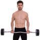 Штанга нерозбірна з фіксованою вагою вигнута поліуретанова Zelart Urethane Barbell TA-2690-40 довжина-111см 40кг чорний-салатовий TA-2690-40 фото 6