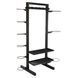 Стеллаж модульный для инвентаря кроссфит STORAGE RACK LiveUp LP8897 размер-156,5x76,6x197,4см черный LP8897 фото 10