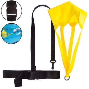 Парашют тормозной для плавания с поясом и эластичным жгутом SP-Planeta SWIMMING BELT WITH CHUTE PL-3039 PL-3039 фото