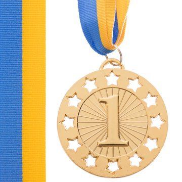 Медаль спортивная с лентой SP-Sport WIN C-6405 o6,5см золото, серебро, бронза C-6405 фото
