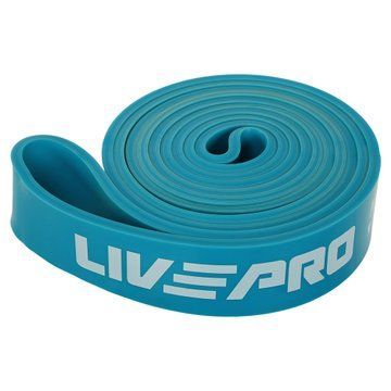Гума петля для підтягувань та тренувань стрічка силова LiveUp SUPER BAND LP8410-M 16-39кг синій LP8410-M фото