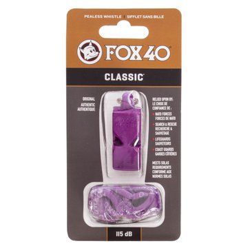 Свисток спортивный судейский пластиковый со шнурком CLASSIC FOX40-CLASSIC цвета в ассортименте FOX40-CLASSIC фото