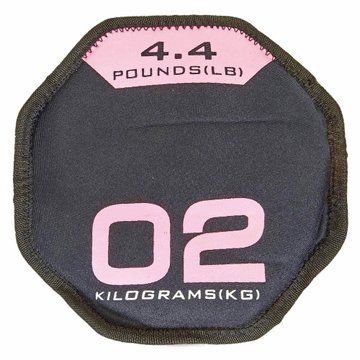 Диск утяжелитель песочный из неопрена SandBells Crossfit Record FI-5718-2 2кг черный-розовый FI-5718-2 фото