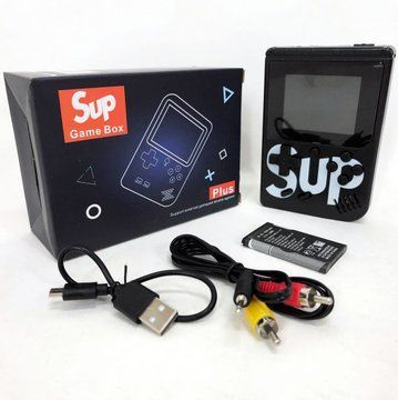 Игровая приставка консоль Sup Game Box 500 игр, для телевизора, Игровая приставка сап денди. Цвет: черный ws76459 фото