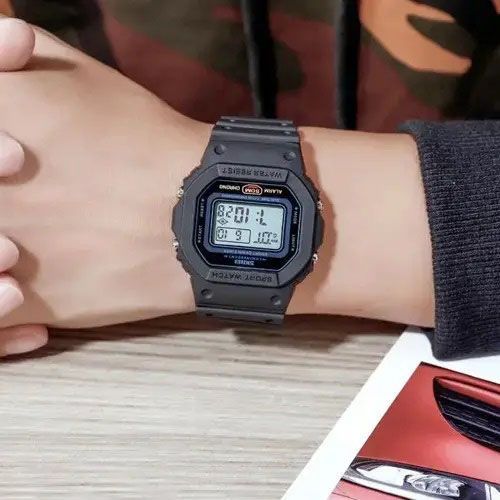 Часы наручные мужские SKMEI 1628BKW, мужские армейские водостойкие тактические часы ws47176 фото