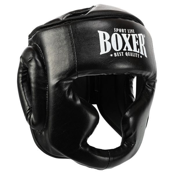Шолом боксерський з повним захистом шкірозамінник BOXER NEW 2036-N М-L кольори в асортименті M 2036-N фото