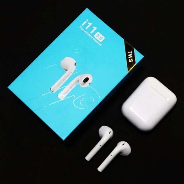 Беспроводные наушники с сенсорным управлением Unit i11 TWS Sensor Stereo Bluetooth 5.0. Цвет: белый ws72945 фото