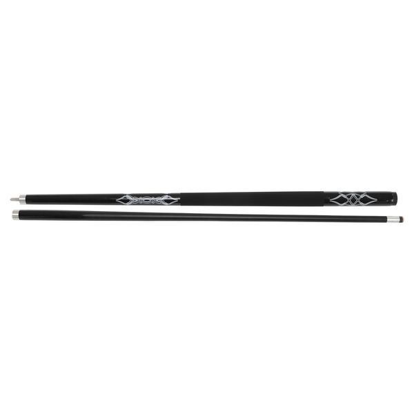 Кий бильярдный для пула двухсоставной разборной GRAMAX CARBON KS-6207 145x1,2см черный-белый KS-6207 фото