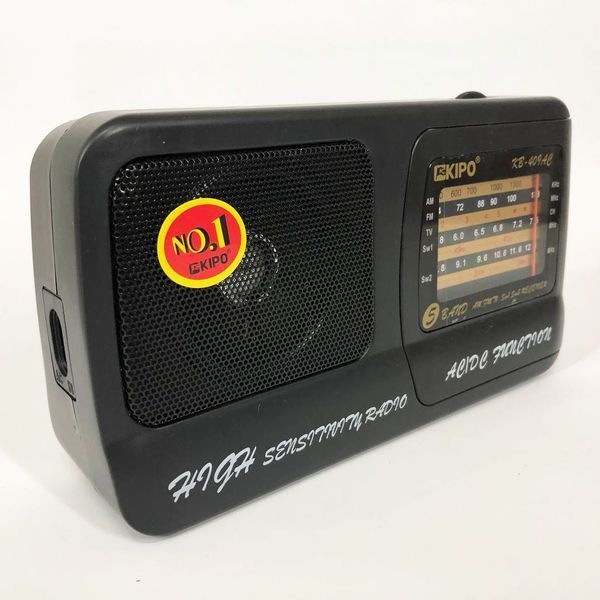 Радиоприёмник Kipo KB-409AC мощный радио FM c usb питание от батарейки R20 или от сети ws66758 фото