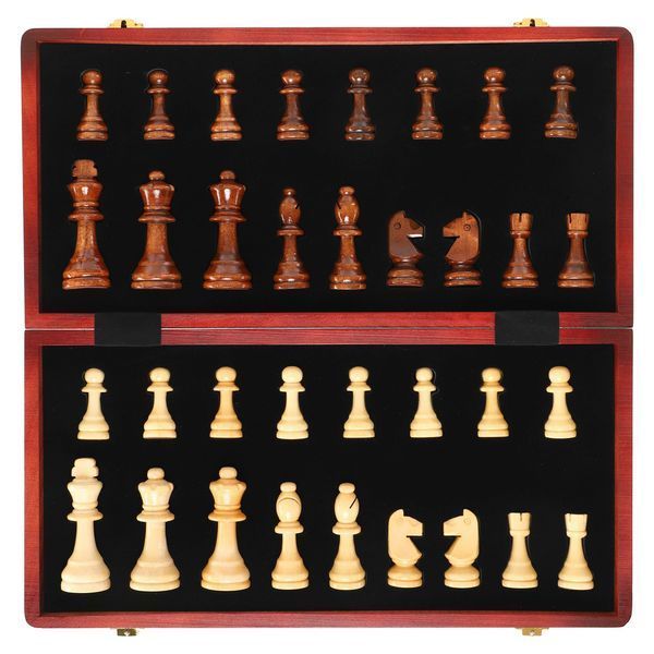 Шахматы настольная игра деревянные Xinliye W5207 размер 42x42х3 см W5207 фото