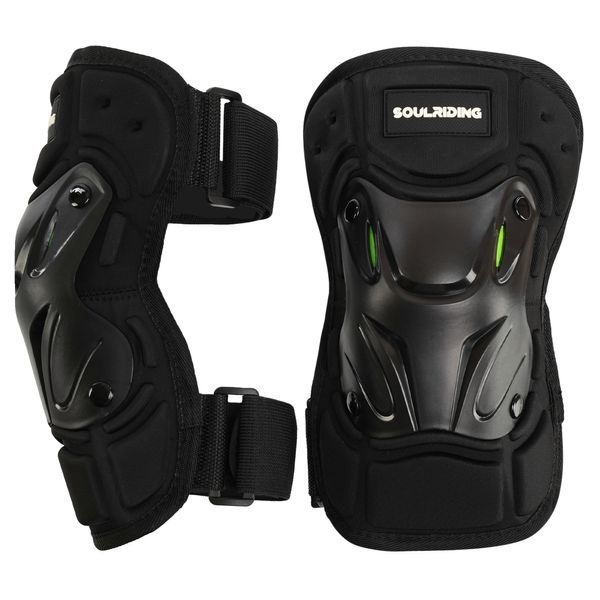 Комплект мотозащиты наколенники и налокотники SOULRIDING SP-Sport M-9333 черный-желтый M-9333 фото