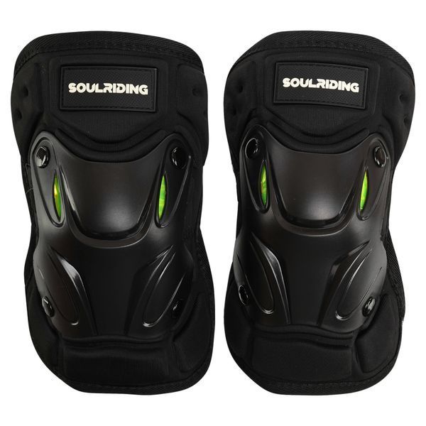 Комплект мотозащиты наколенники и налокотники SOULRIDING SP-Sport M-9333 черный-желтый M-9333 фото