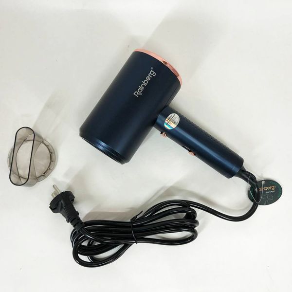 Фен Rainberg RB-2212 8800Вт з регуляцією температури та швидкості для сушіння та укладання волосся Blue ws22231-1 фото