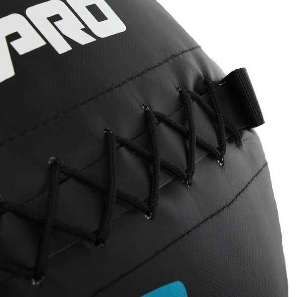 Мяч набивной медицинский для кроссфита WALL BALL LiveUp LP8100-3 3кг черный-серый LP8100-3 фото