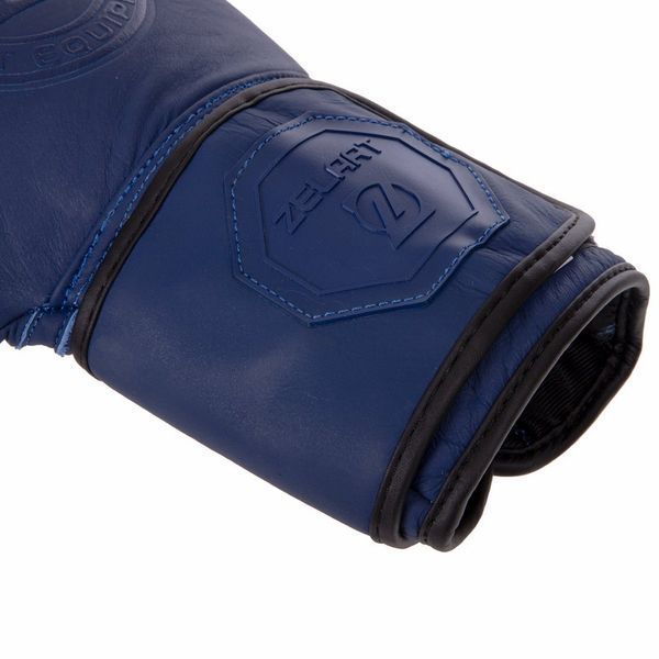 Перчатки боксерские на липучке кожаные Zelart VL-3074 8-14унций цвета в ассортименте 14 унции VL-3074 фото