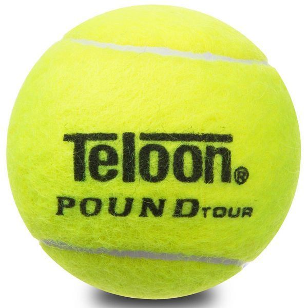 Мячи для большого тенниса TELOON POUND TOUR T828P3 3шт салатовый T828P3 фото