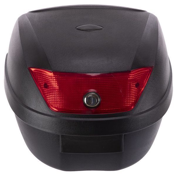 Кофр центральный задний для мотоцикла пластиковый Top Case BUOTAI ZH-0807 1шт 40x28x38см черный-красный ZH-0807 фото