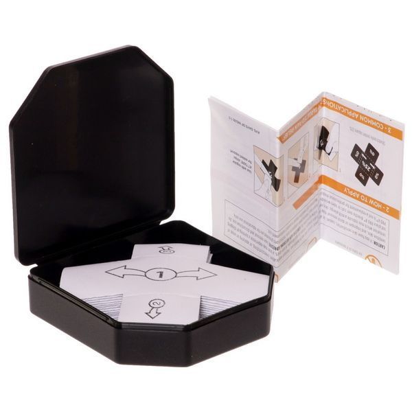 Кинезио тейп преднарезанный для направленного обезболивания KT TAPE PRO X Kinesio tape XSTRIP 15шт черный XSTRIP фото
