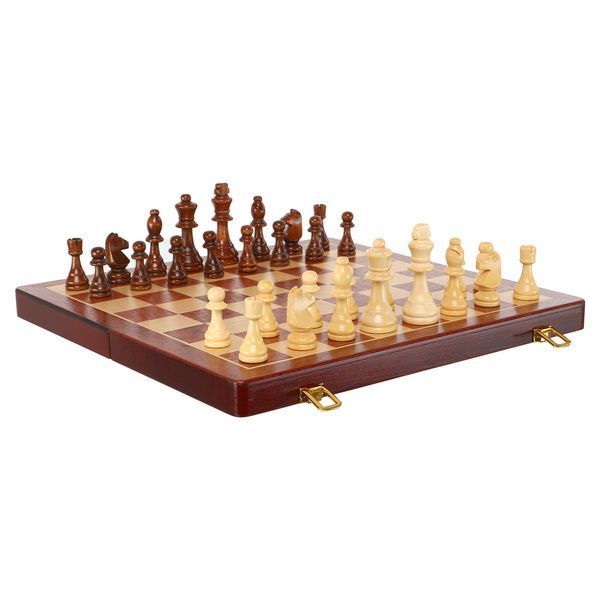 Шахматы настольная игра деревянные Xinliye W5207 размер 42x42х3 см W5207 фото