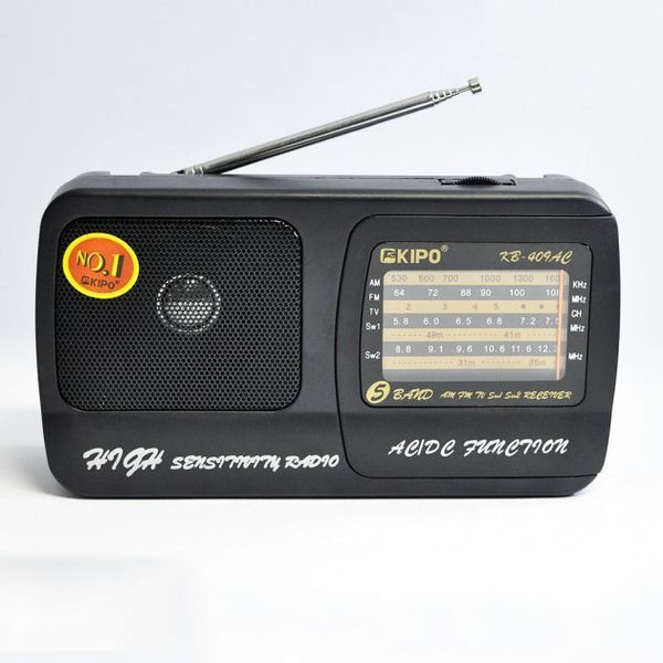 Радиоприёмник Kipo KB-409AC мощный радио FM c usb питание от батарейки R20 или от сети ws66758 фото