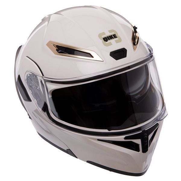 Мотошлем модуляр (flip-up) QKE M-8523 M-XL белый L M-8523 фото