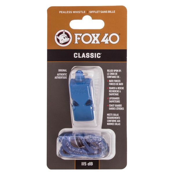 Свисток спортивний суддівський пластиковий зі шнурком CLASSIC FOX40-CLASSIC FOX40-CLASSIC фото