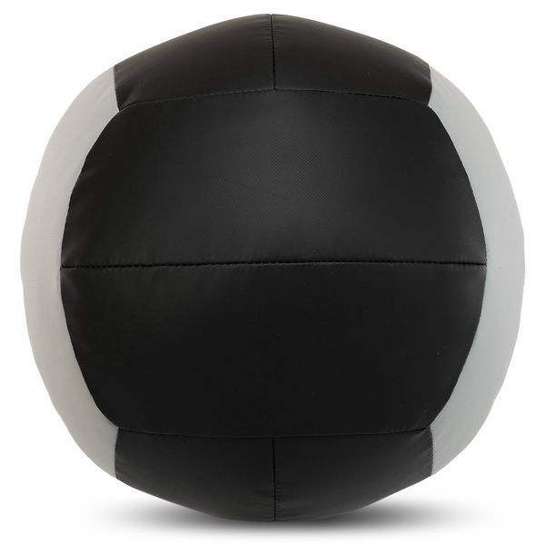 Мяч набивной медицинский для кроссфита WALL BALL LiveUp LP8100-3 3кг черный-серый LP8100-3 фото