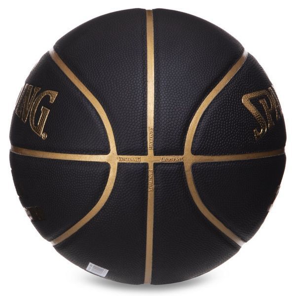 М'яч баскетбольний SPALDING CUBA 76632Y розмір 7 чорний 76632Y фото