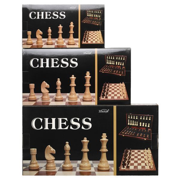 Шахматы настольная игра деревянные Xinliye W5207 размер 42x42х3 см W5207 фото