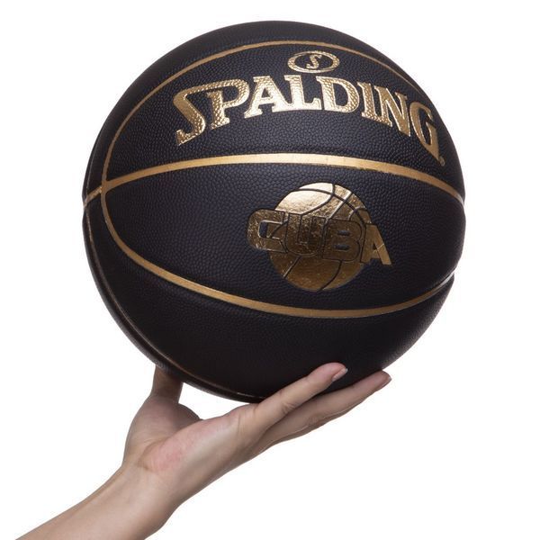 М'яч баскетбольний SPALDING CUBA 76632Y розмір 7 чорний 76632Y фото