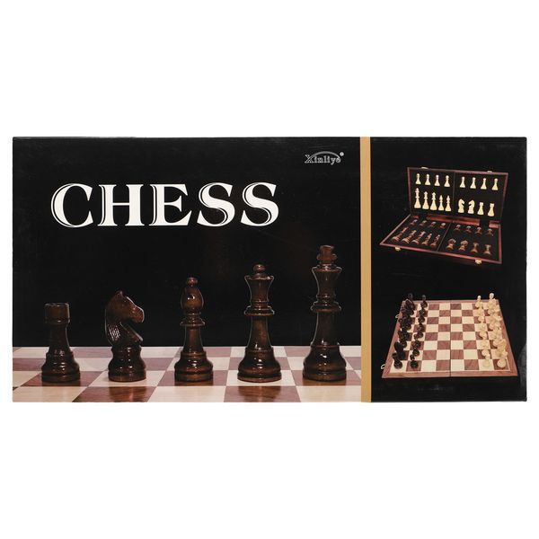 Шахматы настольная игра деревянные Xinliye W5207 размер 42x42х3 см W5207 фото