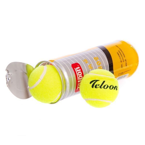 Мячи для большого тенниса TELOON T802 3шт салатовый T802 фото