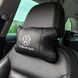 Набор подушек 2шт в авто Volkswagen из натуральной кожи, на подголовник в машину, Автомобильная подушка ws13553-2 фото 20